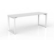 Anvil Straight Desk 1600mm x 800mm White White Powdercoat