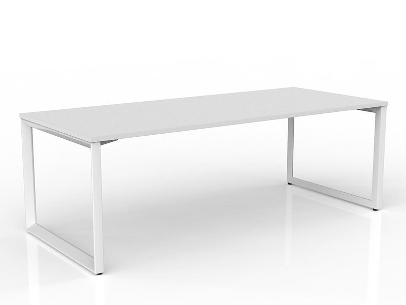 Anvil Straight Desk 1800mm x 800mm White White Powdercoat