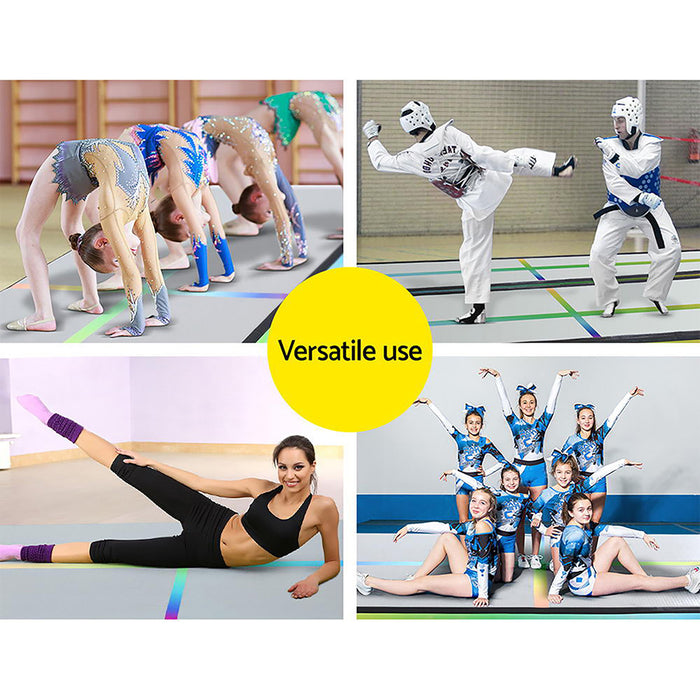 Everfit  Air Track Gymnastics Tumbling Exercise Mat Inflatable Mats + Pump