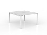 Axis 2-User Double Sided Workspace 1200mmX600mm White White Powdercoat