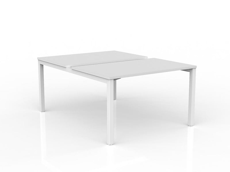 Axis 2-User Double Sided Workspace 1200mmX750mm White White Powdercoat