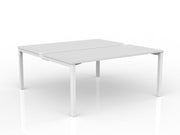 Axis 2-User Double Sided Workspace 1600mmX750mm White White Powdercoat