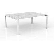 Axis 2-User Double Sided Workspace 1800mmX600mm White White Powdercoat