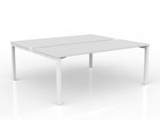 Axis 2-User Double Sided Workspace 1800mmX750mm White White Powdercoat