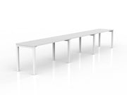 Axis 3-User Workspace 1500mmX600mm White White Powdercoat