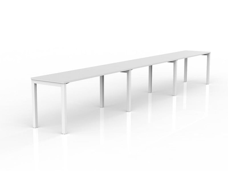 Axis 3-User Workspace 1600mmX600mm White White Powdercoat