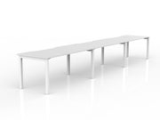 Axis 3-User Workspace 1600mmX800mm White White Powdercoat