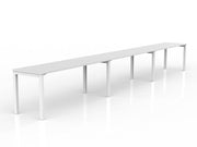 Axis 3-User Workspace 1800mmX600mm White White Powdercoat