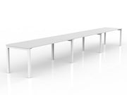 Axis 3-User Workspace 1800mmX750mm White White Powdercoat