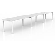 Axis 3-User Workspace 1800mmX800mm White White Powdercoat