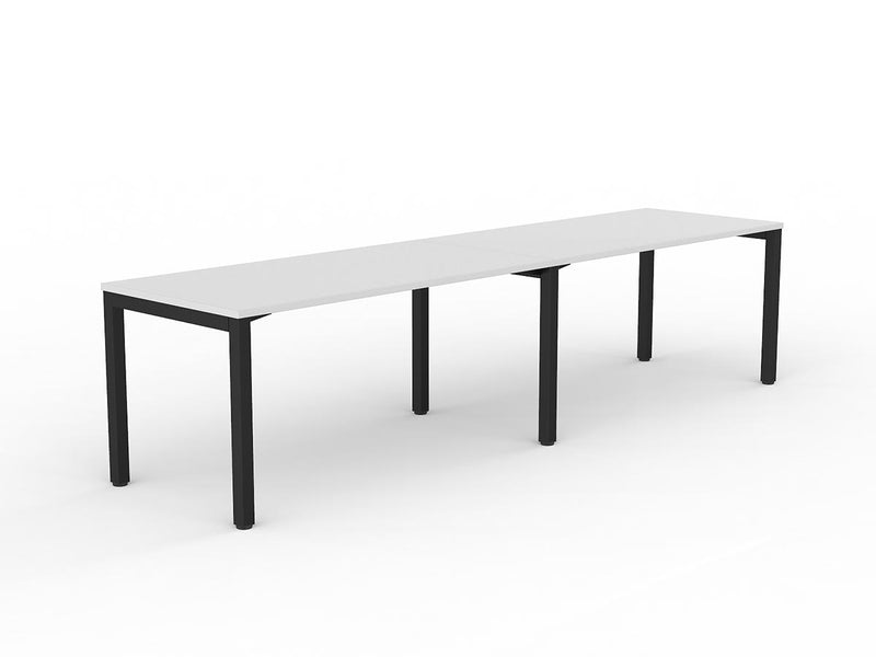 Axis 2-User Workspace 1500mmX750mm White Black Powdercoat