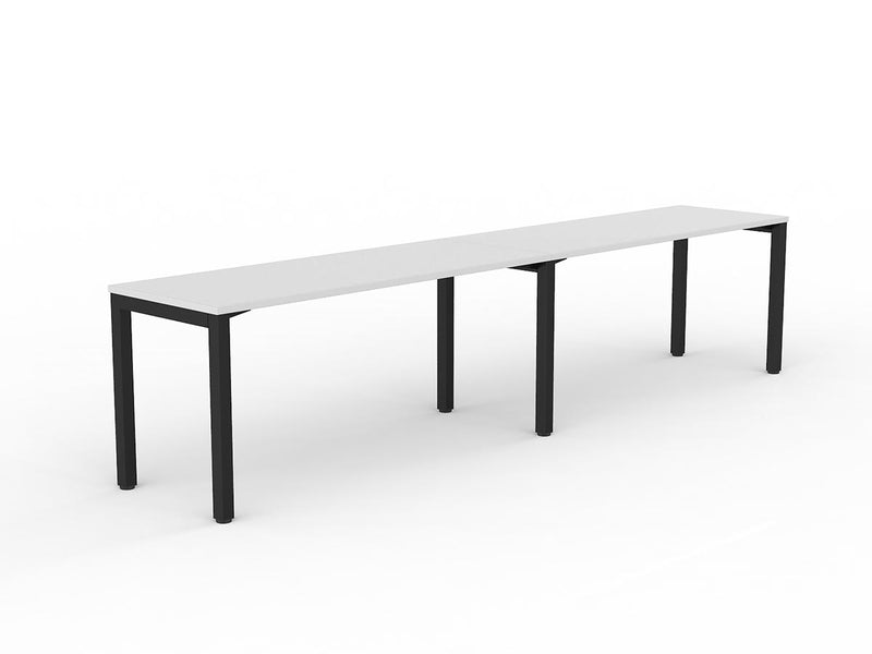 Axis 2-User Workspace 1600mmX600mm White Black Powdercoat