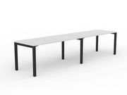 Axis 2-User Workspace 1600mmX750mm White Black Powdercoat