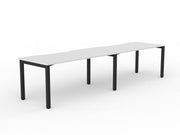 Axis 2-User Workspace 1600mmX800mm White Black Powdercoat