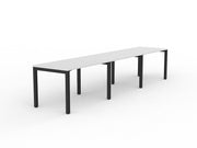 Axis 3-User Workspace 1200mmX750mm White Black Powdercoat