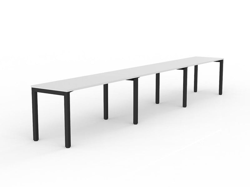 Axis 3-User Workspace 1500mmX600mm White Black Powdercoat