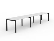 Axis 3-User Workspace 1500mmX750mm White Black Powdercoat