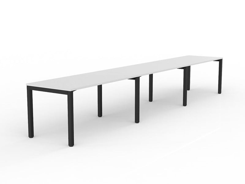 Axis 3-User Workspace 1500mmX750mm White Black Powdercoat