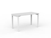 Axis Straight Desk 1200mmX600mm White White Powdercoat