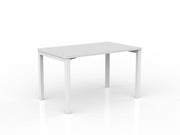 Axis Straight Desk 1200mmX750mm White White Powdercoat