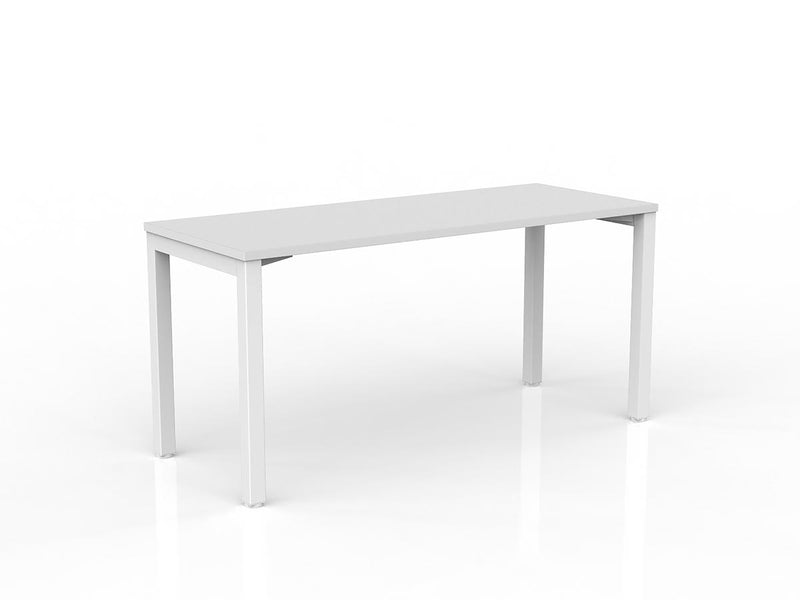 Axis Straight Desk 1500mmX600mm White White Powdercoat