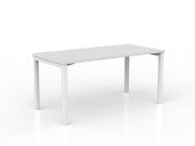 Axis Straight Desk 1500mmX750mm White White Powdercoat