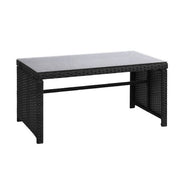 Gardeon Garden Furniture Outdoor Lounge Setting Wicker Sofa Set Storage Cover