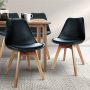 Artiss Set of 4 Padded Dining Chair