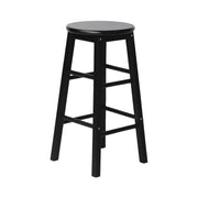 Artiss Set of 2 Beech Wood Backless Bar Stools