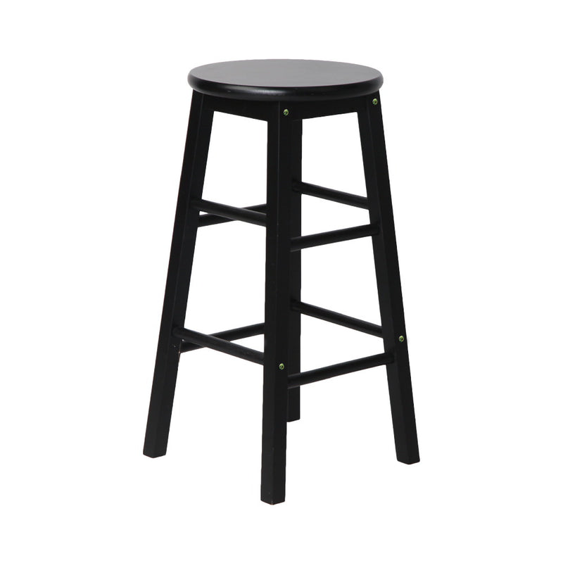 Artiss Set of 2 Beech Wood Backless Bar Stools