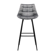 Artiss Kitchen Bar Stools Velvet Bar Stool Counter Chairs Metal Barstools
