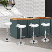 Artiss Set of 4 Swivel Bar Stools
