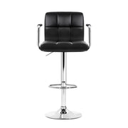 Artiss 4x Bar Stools Kitchen Swivel Bar Stool Leather Gas Lift Chairs