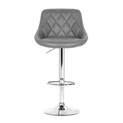 Artiss Set of 4 Bar Stools PU Leather Diamond Style