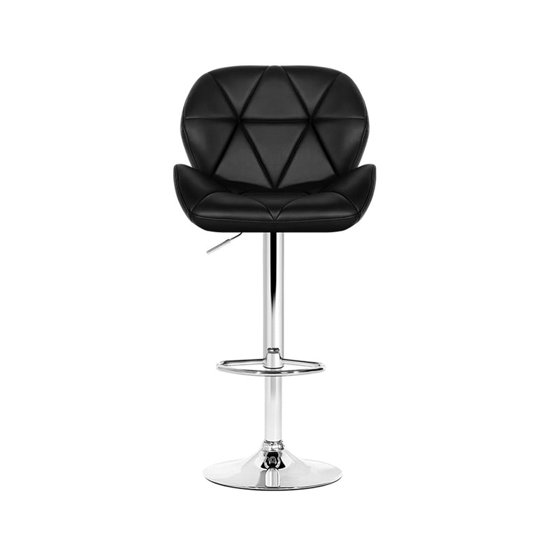 Artiss Set of 4 Kitchen PU Leather Gas Lift Bar Stools