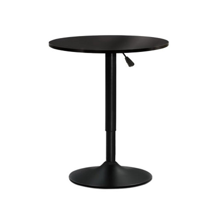 Artiss Adjustable Bar Table Gas Lift Wood Metal BLack