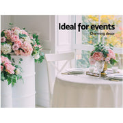 Artiss Adjustable Bar Table Gas Lift Wood Metal