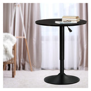 Artiss Adjustable Bar Table Gas Lift Wood Metal