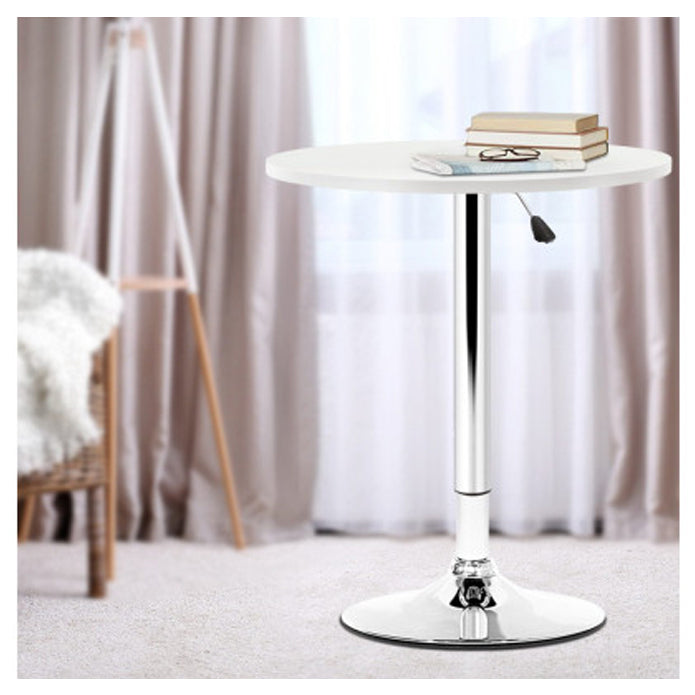 Artiss Adjustable Bar Table Gas Lift Wood Metal