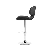 Artiss 4x Bar Stools Pu Leather Chrome Kitchen Bar Stool Chairs Gas Lift