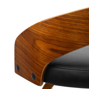 Artiss Set of 2 Wooden Bar Stools - Black