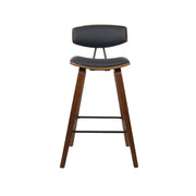 Artiss Set of 4 Wooden Bar Stools Kitchen Bar Stool Dining Chair Cafe Wood Black