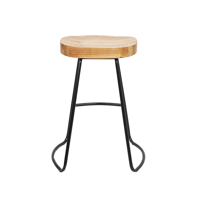 Artiss 4x Vintage Tractor Bar Stools Retro Bar Stool Industrial Chairs 65cm