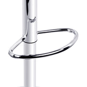 Artiss Set of 2 Gas Lift Bar Stools Swivel Chairs Pu Leather Chrome
