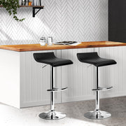 Artiss Set of 2 Pu Leather Bar Stools