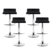 Artiss Set of 4 Bar Stools Sena Kitchen Swivel Bar Stool Pu Leather Chairs Gas Lift