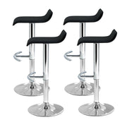 Artiss Set of 4 Bar Stools Sena Kitchen Swivel Bar Stool Pu Leather Chairs Gas Lift