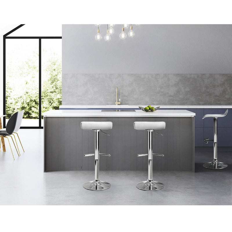 Artiss Set of 2 Pu Leather Bar Stools