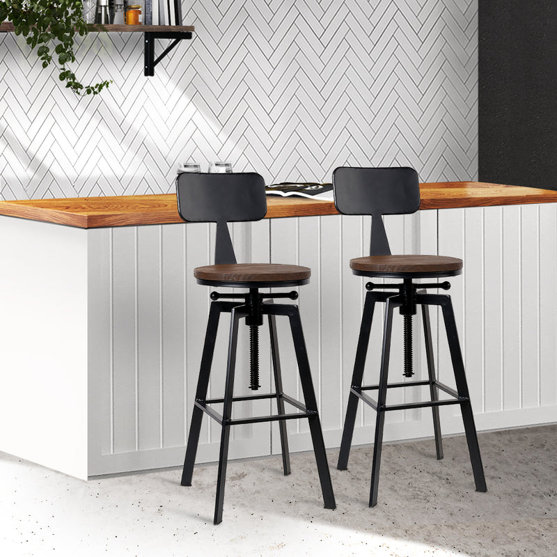 Artiss 2x Vintage Bar Stools