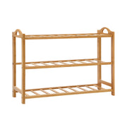 Artiss Tiers Bamboo Shoe Rack Storage Organiser Wooden Shelf Stand Shelves